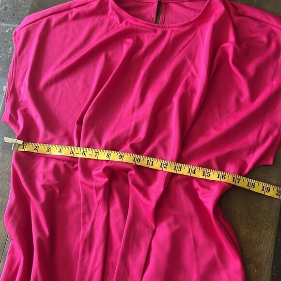 New Formal Dress Elegant Batwing Sleeve Wrap Front Tie Waist  Cocktail Dress - Picture 9 of 9